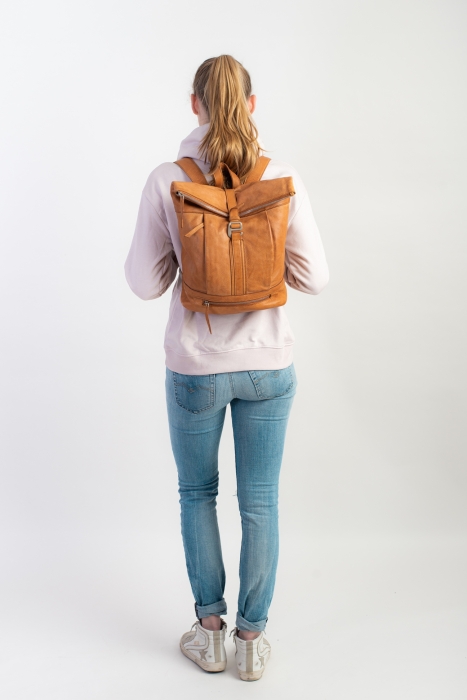 ROLLTOP BACKPACK LIGHT TAN Rucksacktasche